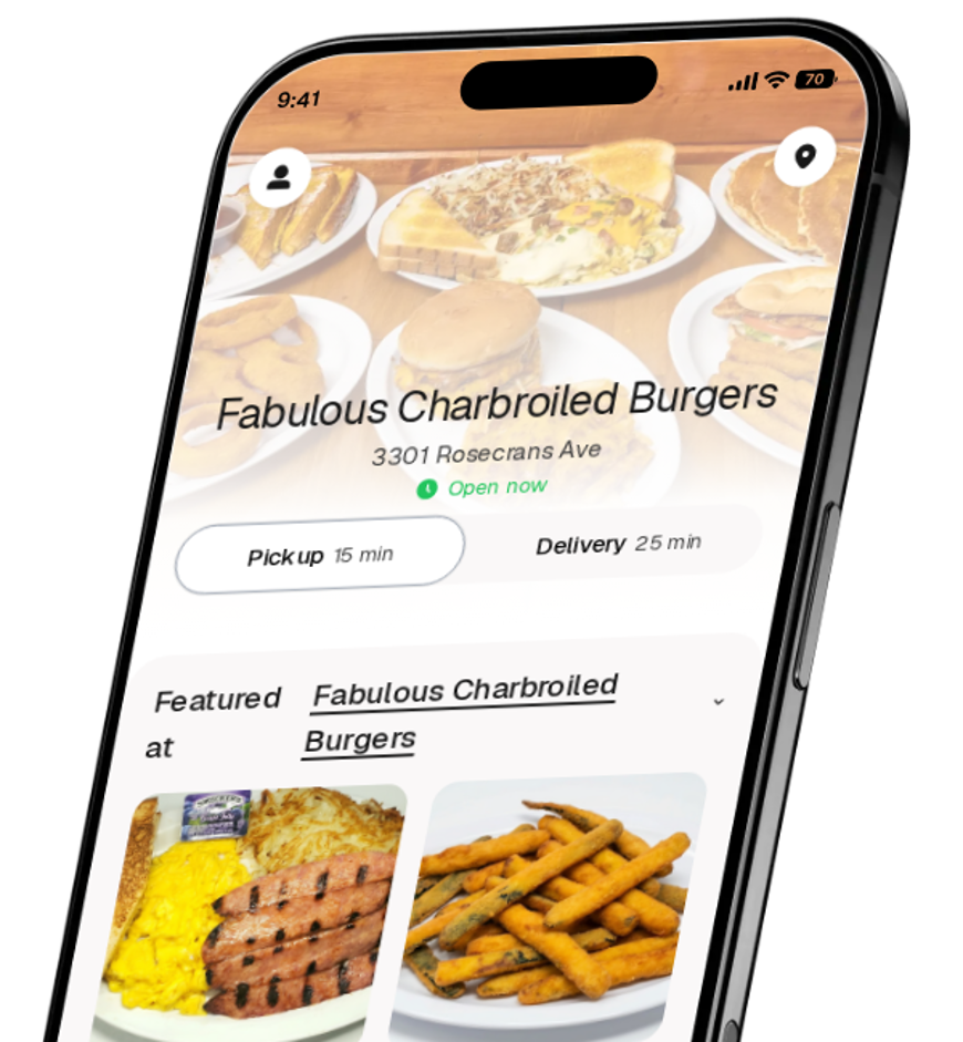 Fabulous Charbroiled Burgers app preview